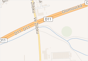 V slavětíně v obci Praha 8 - mapa ulice