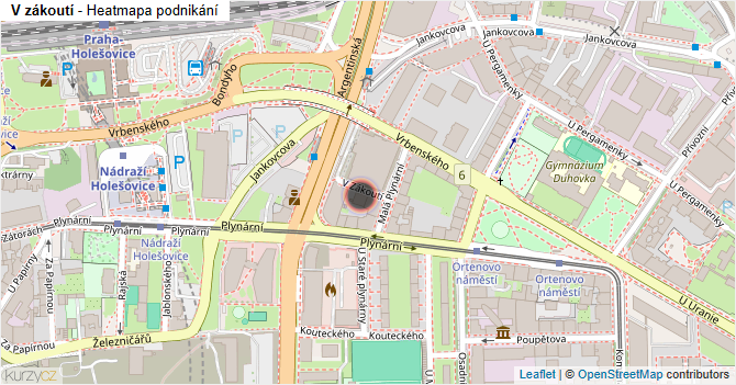 V zákoutí - mapa podnikání