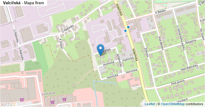 Valcířská - mapa firem