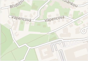 Vápencová v obci Praha 7 - mapa ulice