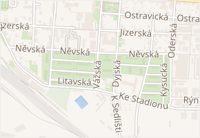 Vážská v obci Praha 3 - mapa ulice