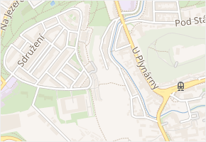 Ve vilách v obci Praha - mapa ulice