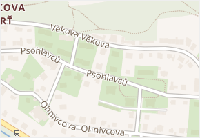 Věkova v obci Praha 8 - mapa ulice