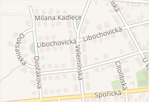 Velemínská v obci Praha 15 - mapa ulice