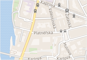 Veleslavínova v obci Praha - mapa ulice