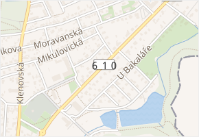 Velkoosecká v obci Praha - mapa ulice