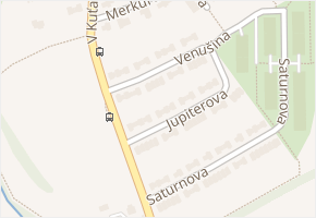 Venušina v obci Praha - mapa ulice