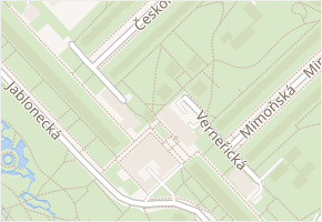 Verneřická v obci Praha 18 - mapa ulice