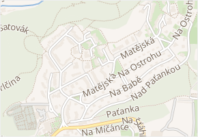 Vidlicová v obci Praha - mapa ulice