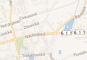 Vidonická v obci Praha 10 - mapa ulice