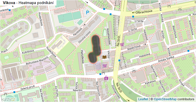 Vikova - mapa podnikání