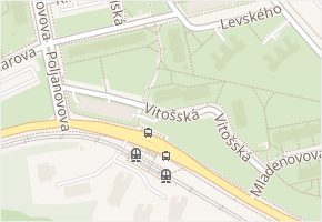 Vitošská v obci Praha 7 - mapa ulice