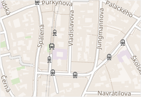 Vladislavova v obci Praha 18 - mapa ulice