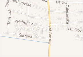 Vobrubova v obci Praha - mapa ulice