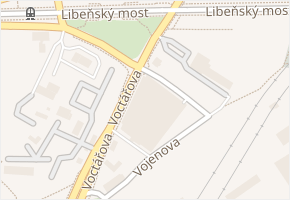 Voctářova v obci Praha - mapa ulice