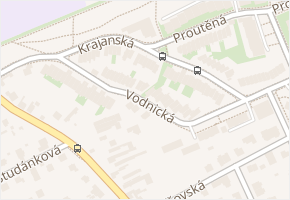 Vodnická v obci Praha 7 - mapa ulice