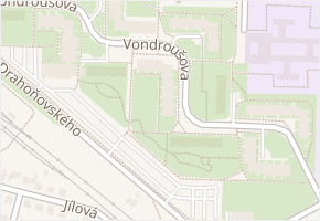 Vondroušova v obci Praha - mapa ulice