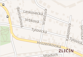 Vratičová v obci Praha - mapa ulice
