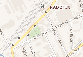 Vrážská v obci Praha 7 - mapa ulice
