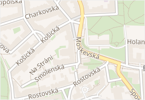 Vršovické náměstí v obci Praha 9 - mapa ulice