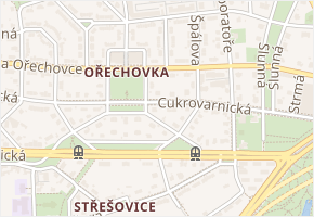 Východní v obci Praha 15 - mapa ulice