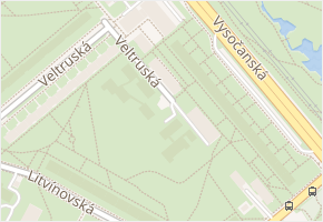 Vysočanská v obci Praha - mapa ulice
