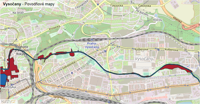 Vysočany - mapa podnikání