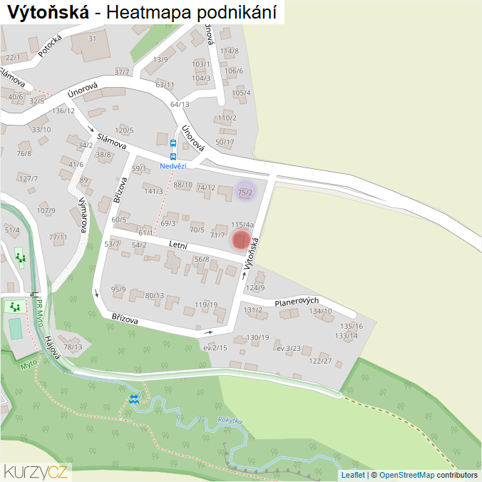 Mapa Výtoňská - Firmy v ulici.