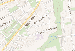 Výtvarnická v obci Praha 2 - mapa ulice