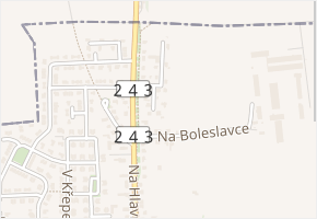 Vzdálená v obci Praha - mapa ulice