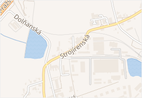 Za archivem v obci Praha 13 - mapa ulice