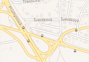 Za horou v obci Praha - mapa ulice