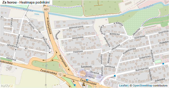Za horou - mapa podnikání