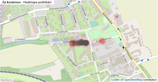 Za kovárnou - mapa podnikání