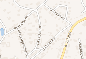 Za Lužinami v obci Praha - mapa ulice