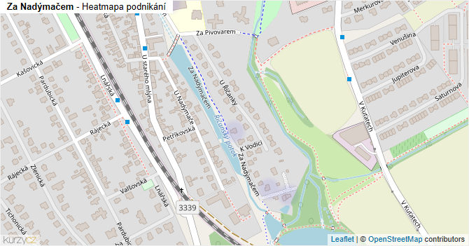 Za Nadýmačem - mapa podnikání