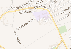 Za sokolovnou v obci Praha - mapa ulice