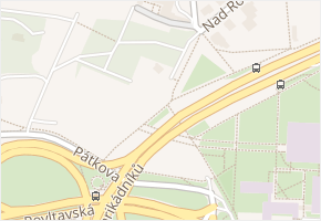 Zahradnická v obci Praha - mapa ulice