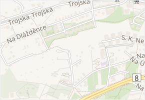 Zedníkova v obci Praha - mapa ulice