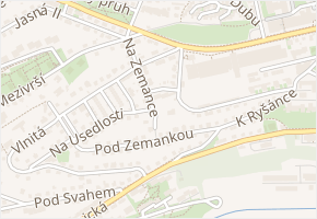 Zemanka v obci Praha - mapa ulice