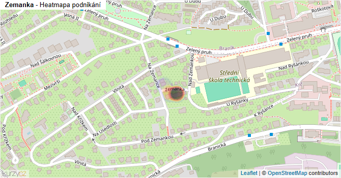 Zemanka - mapa podnikání