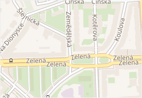 Zemědělská v obci Praha - mapa ulice