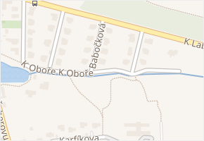 Žluťásková v obci Praha 8 - mapa ulice