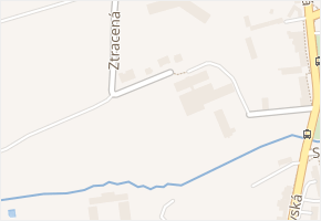Ztracená v obci Praha - mapa ulice