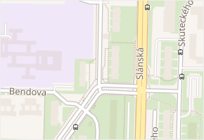 Žufanova v obci Praha - mapa ulice