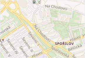 Zvánovická v obci Praha - mapa ulice