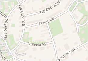 Zvonická v obci Praha 9 - mapa ulice