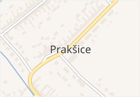 Prakšice v obci Prakšice - mapa části obce