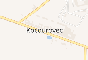 Kocourovec v obci Přáslavice - mapa části obce