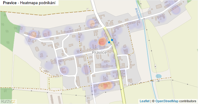 Pravice - mapa podnikání